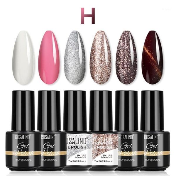 

6pcs 7ml soak 0ff uv gel polish quick building nail tips m4ya1