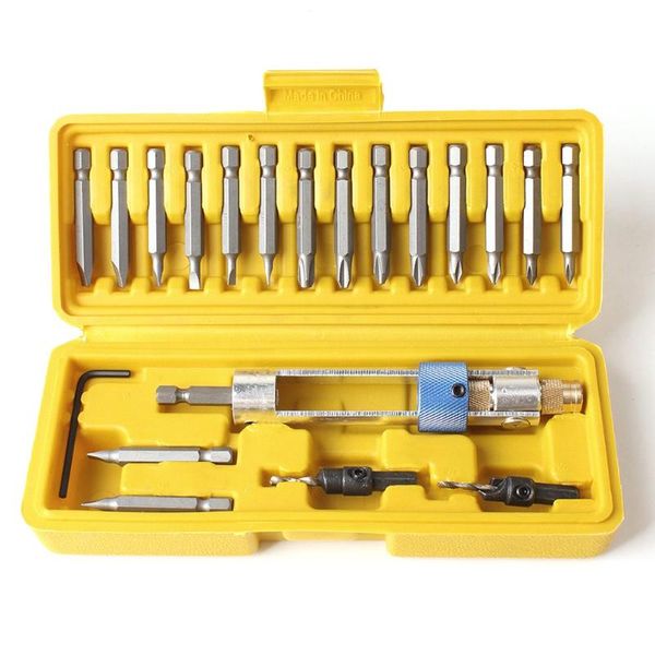 

professional drill bits 20 pieces set high-speed steel bit head screwdriver dual-purpose electric