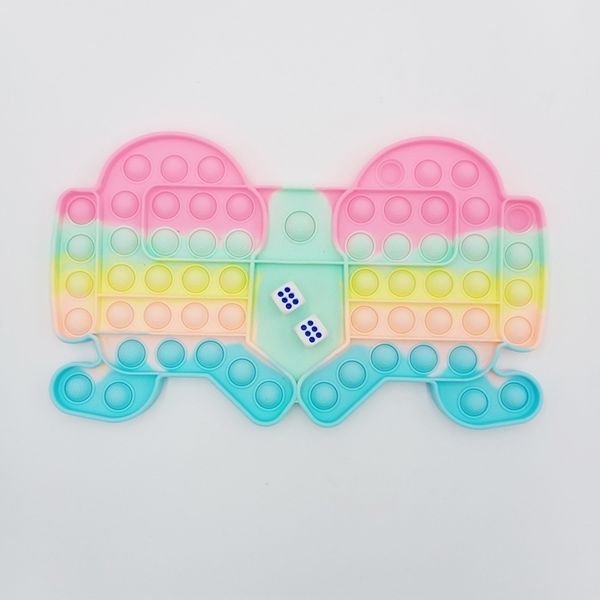 

the design of silicone toy with puzzle and decompression