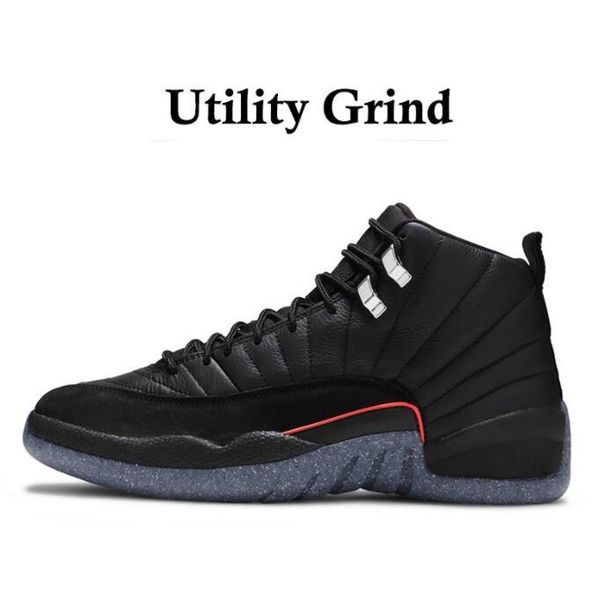 

12s utility black dc1062-006 men basketball shoes royalty lagoon pulse twist utility reverse flu game concord grey taxi mens sports sneakers