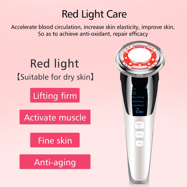 

ems facial massager rf face lift devices led therapy anti wrinkle removal skin tightening cool treatment vibration apparatus perfections