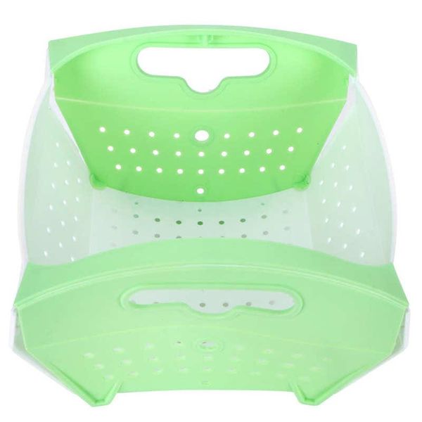 

storage bottles & jars container plastic containers for foldable sink drain strainer fruits vegetable draining washing basket kitchen