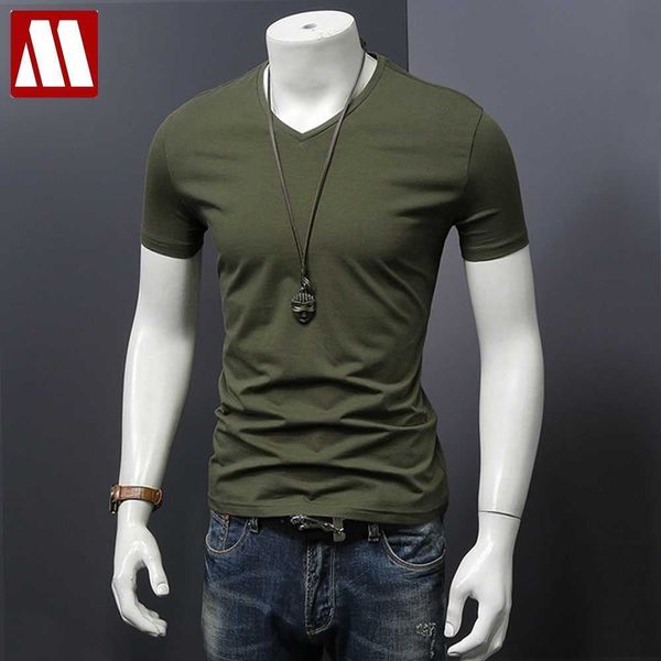 

mydbsh men brand clothing summer solid t-shirt male casual tshirt fashion mens short sleeve plus size 5xl full 210707, White;black