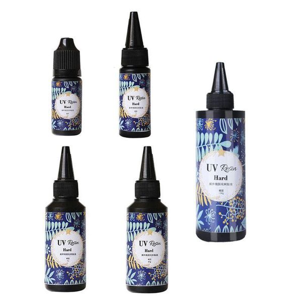 

nail art kits hard uv resin glue crystal clear ultraviolet curing epoxy solar cure sunlight activated diy jewelry making tools