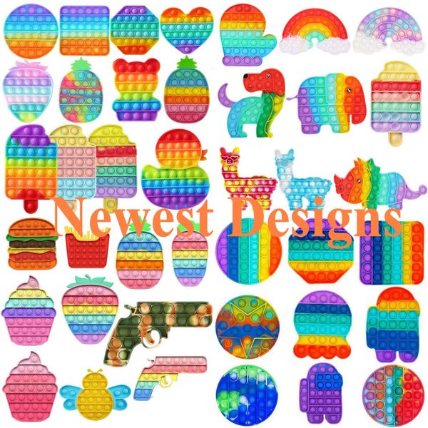 

us stock, fidget toy sensory push bubble fidget sensory autism special needs anxiety stress reliever for office workers
