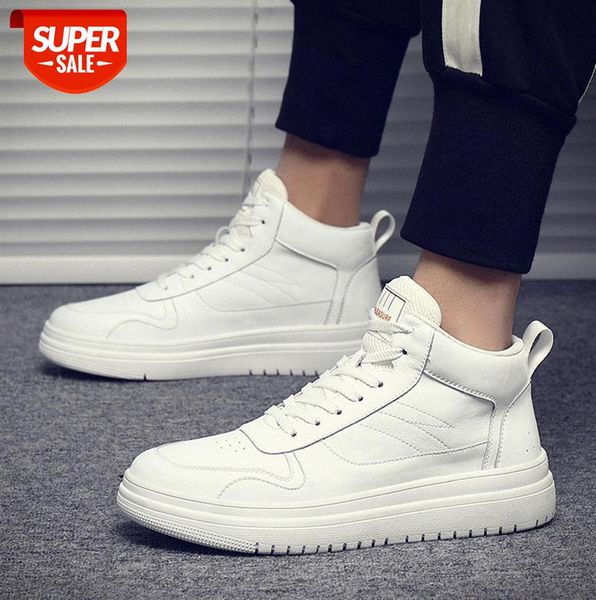 

men's shoes high-white korean casual sports breathable sneakers #rd0e