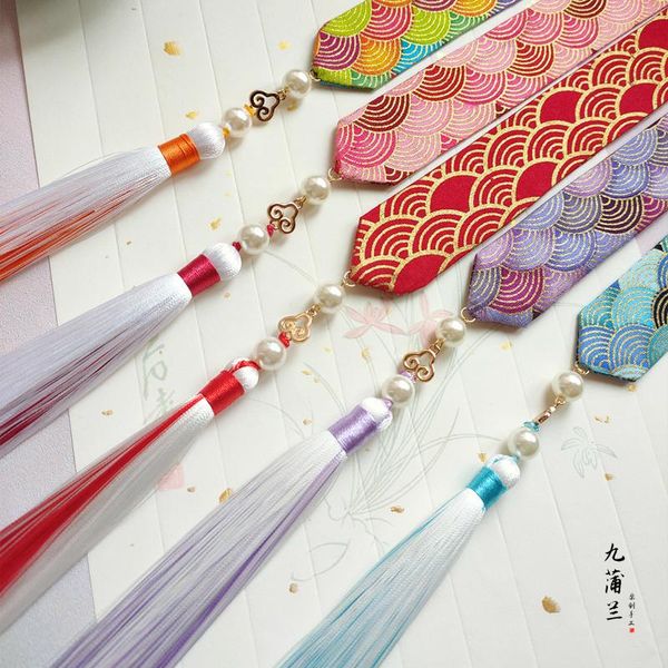 

other event & party supplies original design bronzing hailang pattern hanfu hair band tassel fringe ornaments ancient style headband belt