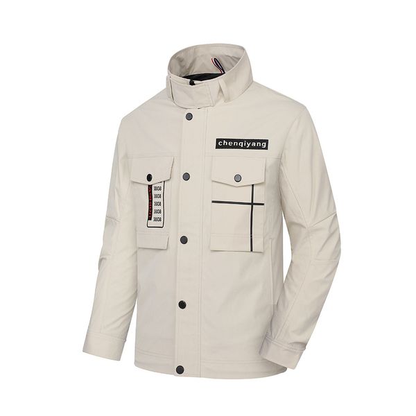 

fashion jacket coat work men's spring clothes large, Black;brown