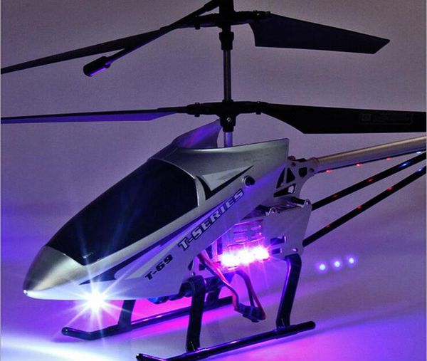 

large alloy remote control helicopter 65cm rc big aerial uav crash resistant toy with cool led ight drones