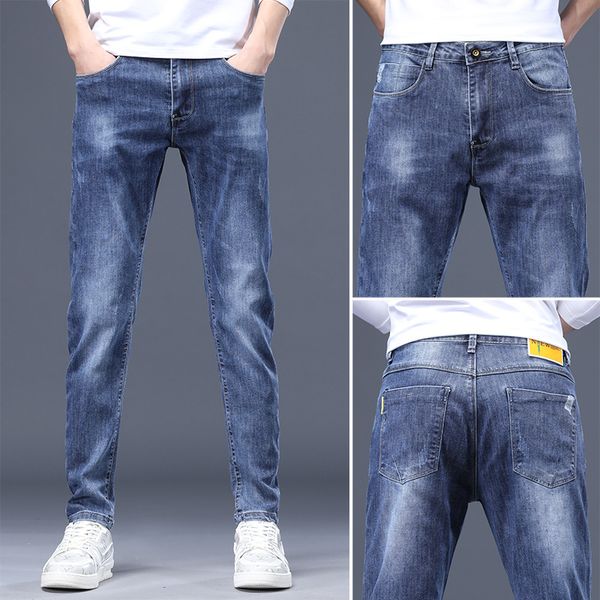

fashion jeans men's in spring and summer, Blue