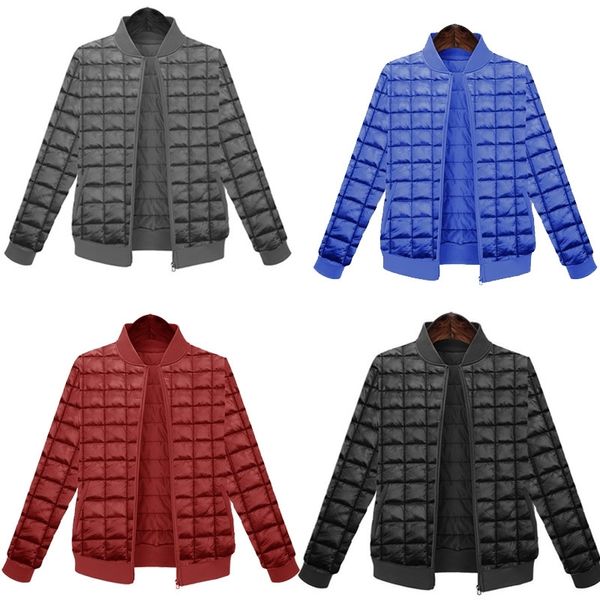 

cotton padded women's new cotton padded women's clothes in autumn and winter 2021 light and warm casual cotton padded clothes, Black;red