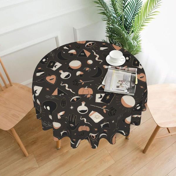 

table cloth halloween spooky grave witch tablecloth weird funny modern custom cover party wholesale protection polyester