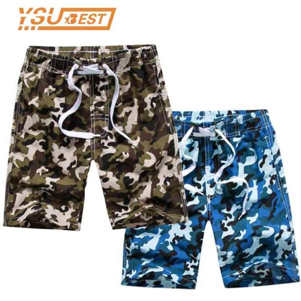 

summer plus size beach 7-15y kids surf for swimwear camouflage boys swim surfing shorts board quick dry silver 210417, Black