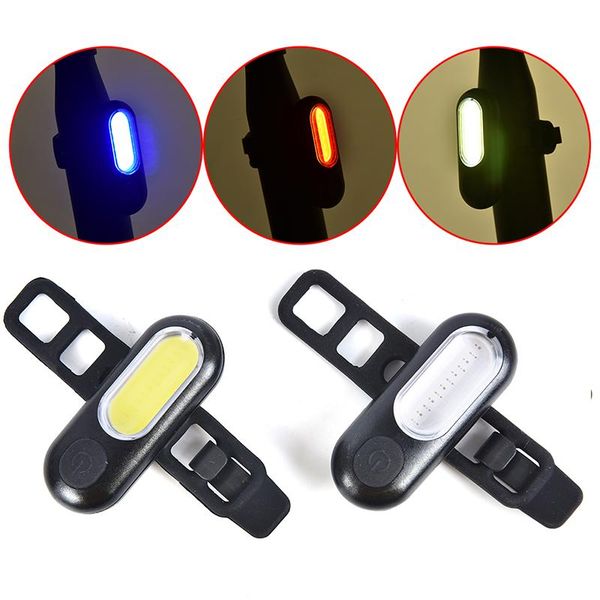 

bike lights led light rear usb rechargeable bicycle cycling warning tail