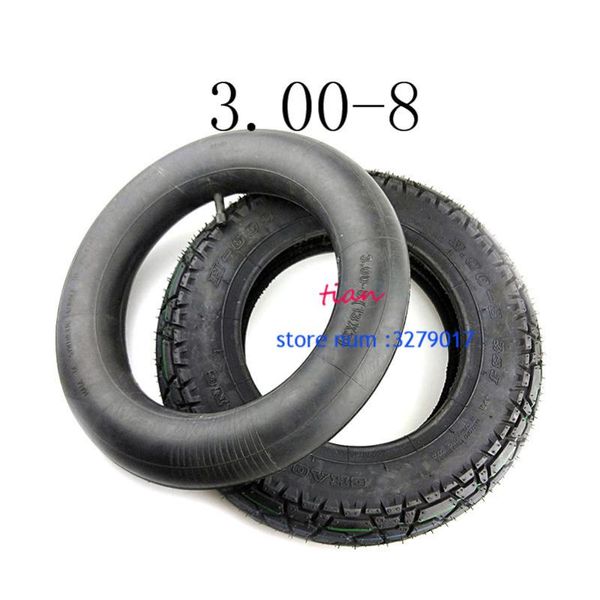 

motorcycle wheels & tires surper butyl rubber tire super quality wear 3.00-8 scooter tyre inner tube set mobility scooters 4ply cruise