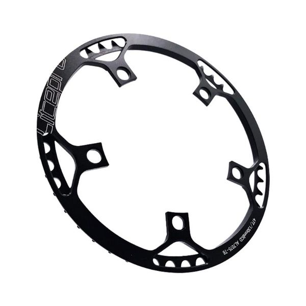 

bike heels & chainwheels 45t 130 bcd round chainring aluminum folding bicycle parts crankset tooth yellow red black silver