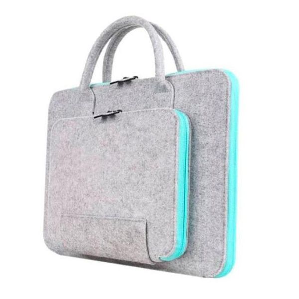 

briefcases 13 inch fashion portable felt bag lapcomputer for macbook pro handbag