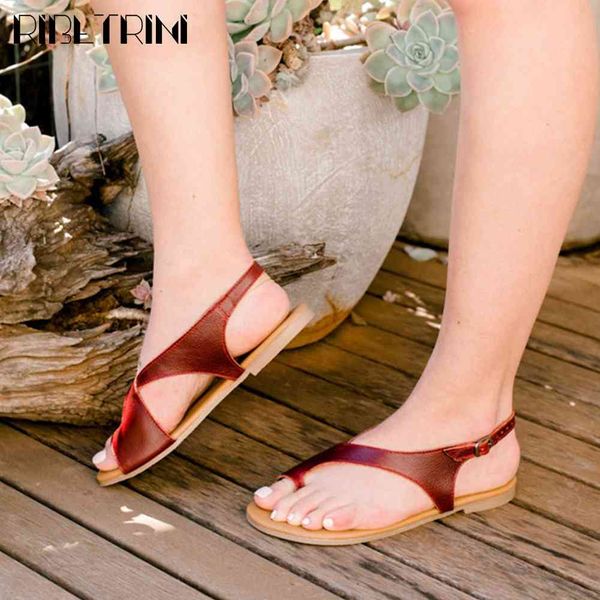 

sandals retro breathable solid gladiator shoes rome ins style concise flat women casual low heel beach sandals, Black