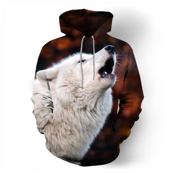 

men's hoodies & sweatshirts black wolf printed men 3d brand boy jackets quality pullover fashion tracksuits animal streetwear