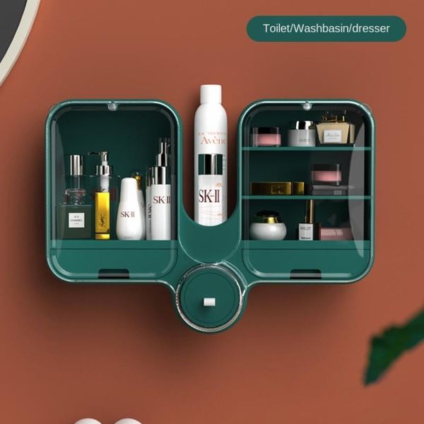 

punch-wash table rack wall-mounted cosmetics bathroom storage bottles & jars