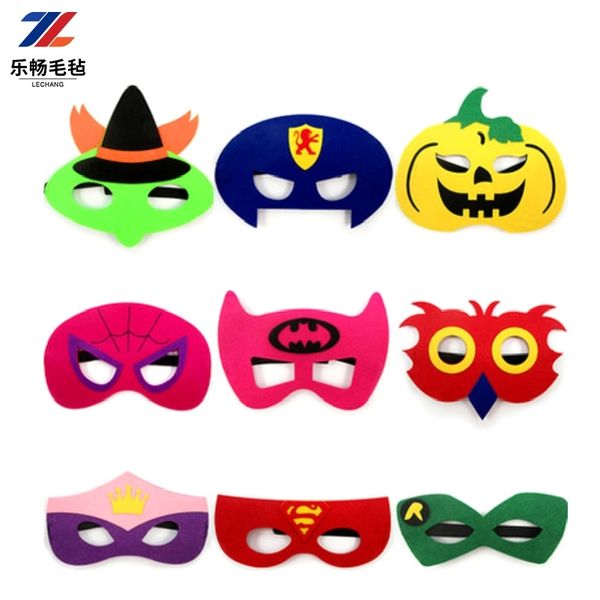 

halloween decorative cartoon animation masquerade party felt eye mask