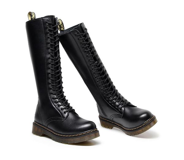 

woman boots real leather thigh high over the knee handsome, Black
