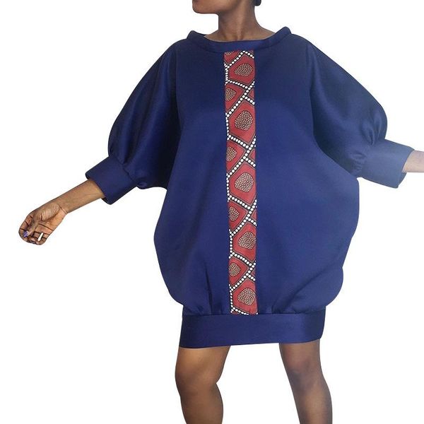 

casual dresses loose sweatshirt women spring autumn lantern sleeve o neck dress 2021 fashion print elegant pullover vestidos, Black;gray