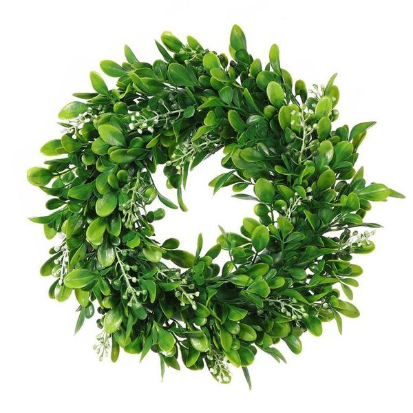 

decorative flowers & wreaths lifelike artificial wreath door hanging wall window decoration wedding party christmas decor 11.8" diamete