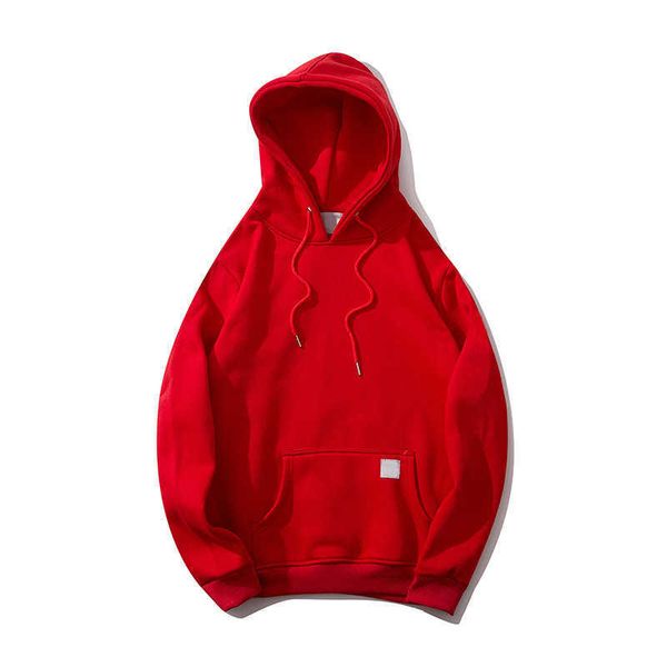 

mens classic casual hoodies streetwear hip hop hoodie high-quality loose cotton pullover warm sweater comfortable sweatshirts 8xlp, Black