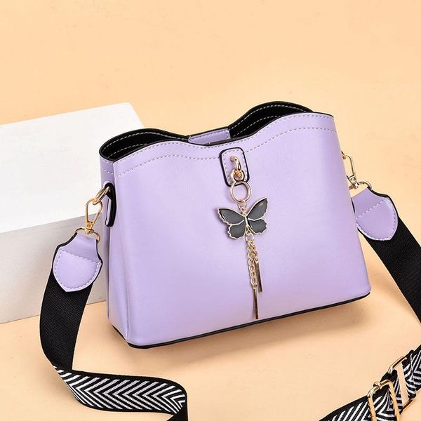 

evening bags women pu leather bucket bag fashion shoulder crossbody tote purse large vintage handbag 2021