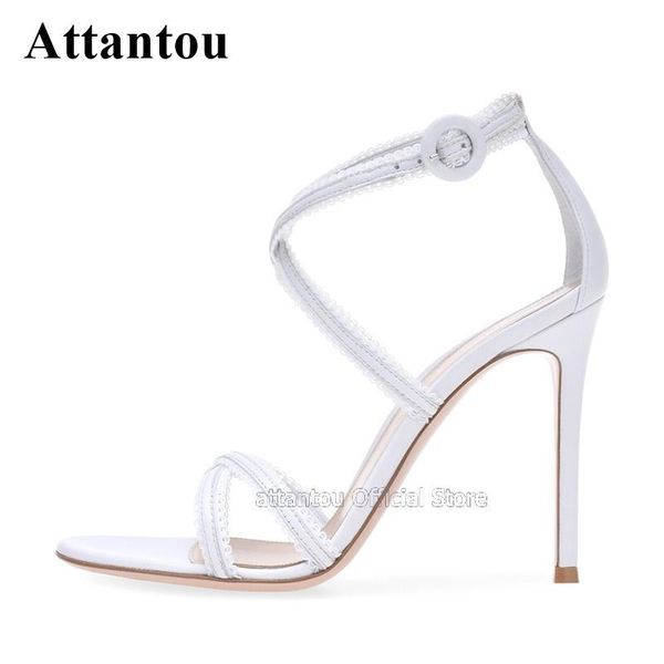 

fashion designer gladiators white black sheepskin leather lady heeled sandals open toe summer dress shoes
