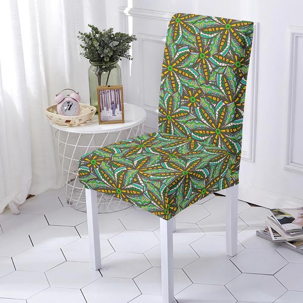 

bohemian pattern printed chair covers stretch elastic universal seat cover for dining room wedding banquet el