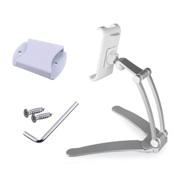 

cell phone mounts & holders desklive broadcast lazy aluminum alloy tablet holder no trace and stability bathroom kitchen stand