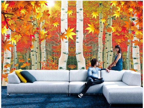

wallpapers custom wallpaper 3d murals for walls 3 d forest tree mural tv background wall papers home decor
