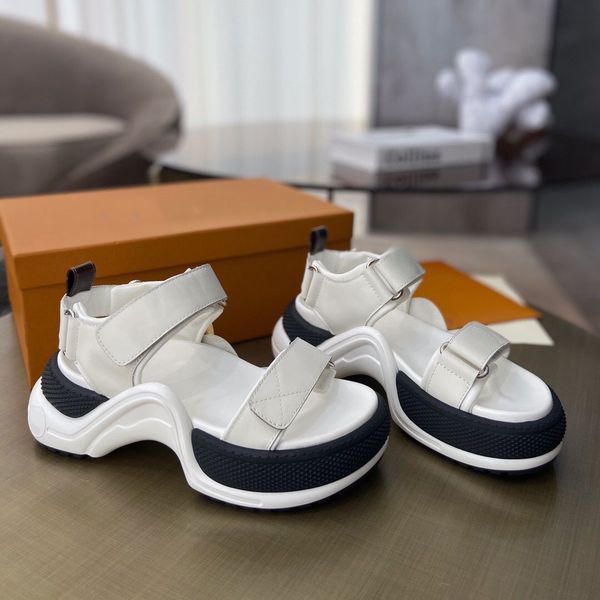 

platform sandalias summer ladies shoes chaussure femme tide brand shoes women beach sandals women thick sole shoes female, Black