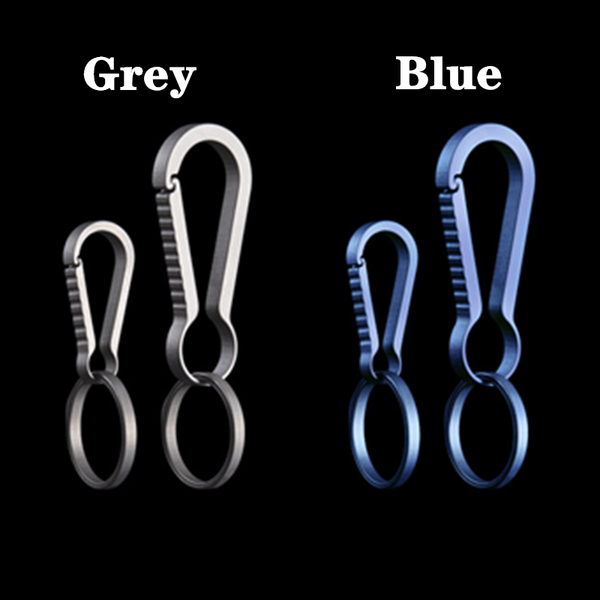 

keychains metal keyring men's stainless steel keychain key holder belt buckles car chain, Silver