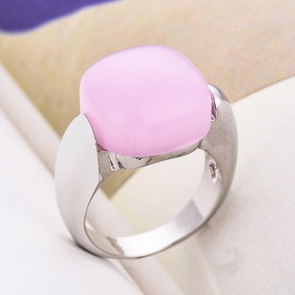 

cluster rings luxury gorgeous women jewelry imitation stone bridal for wedding engagement ring set gifts, Golden;silver