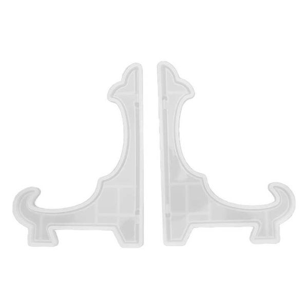 

nail gel silicone display stand mould durable wide use plate holder for homes offices, Red;pink