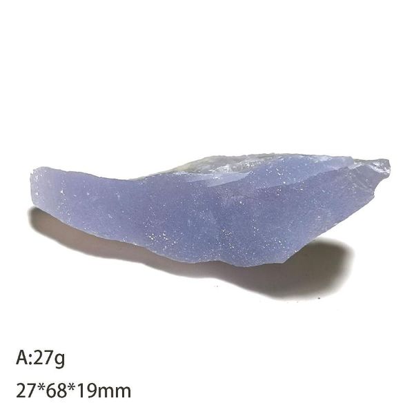 

decorative objects & figurines a4-2 shiny natural blue agate mineral crystal specimen collection gift ornaments