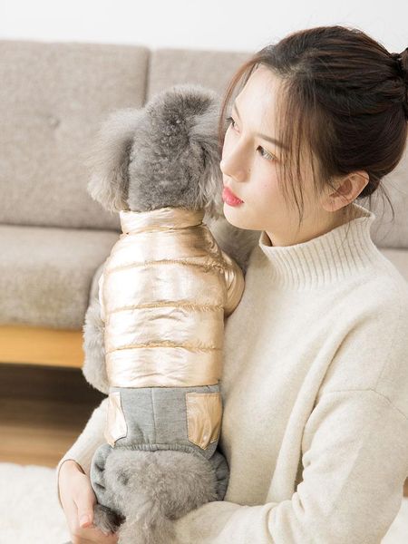 

dog apparel clothes for small dogs teddy autumn winter down pet
