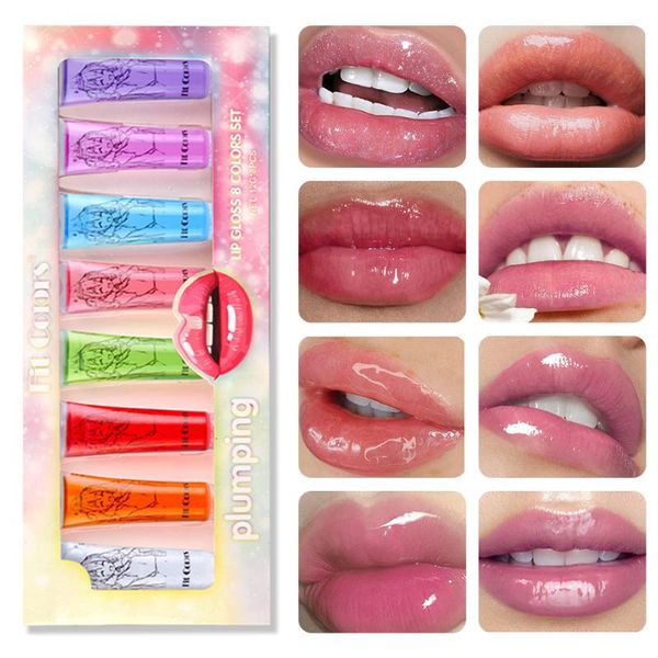 

lip gloss moisturizing plumping makeup glitter nutritious liquid lipstick clear long lasting protection care
