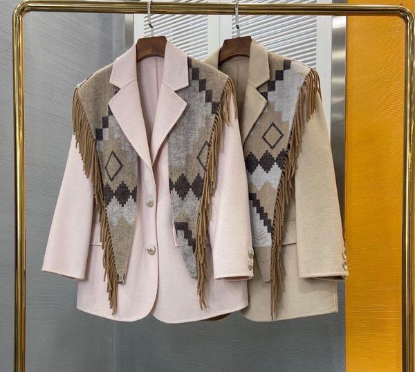 

women's suits & blazers ik0638 women suit 2021 runway luxury european design party style clothing, White;black