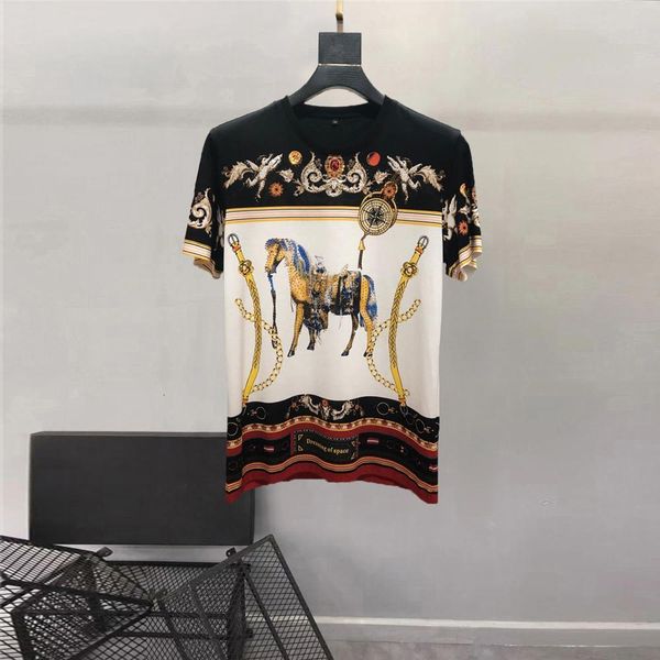 

men's t-shirts summer of diamonds retro fashion printed c574, White;black