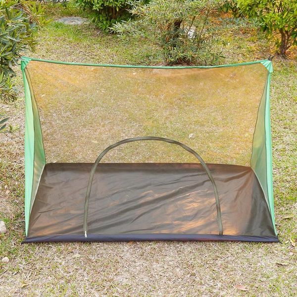 

1-2 person outdoor ultralight summer anti mosquito mesh tent camping insect repellent net beach tents and shelters