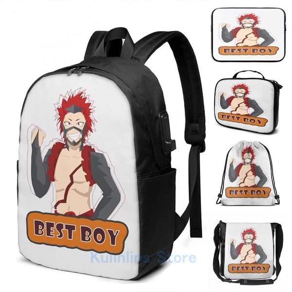 

backpack funny graphic print boy usb charge men school bags women bag travel laptop
