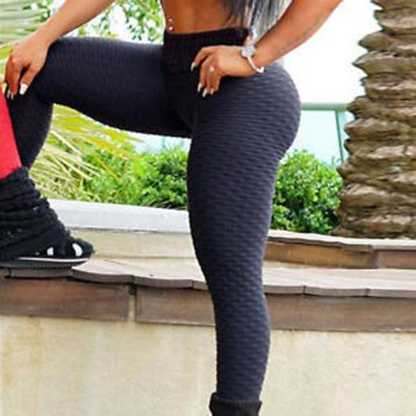 

women's gym anti-cellulite compression leggings bulift elastic pants & capris, Black;white