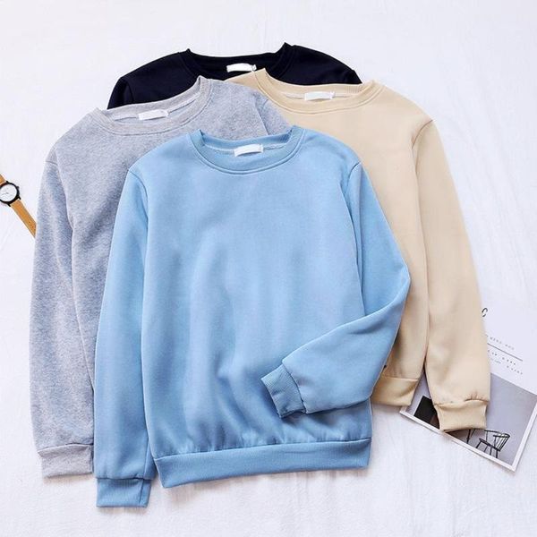 

men's hoodies & sweatshirts 2021 autumn fashion brand fleece pullover loose round neck long sleeve sweatshirt casual couple 2xl, Black