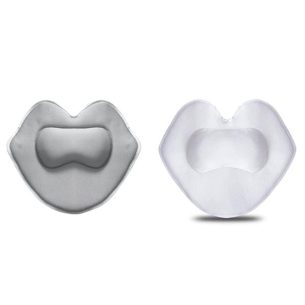 

pillow quality air mesh bath home massage cushion with suction cup non-slip