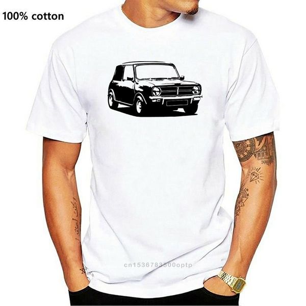 

men's t-shirts mini clubman t-shirt austin 1970 classic car, White;black