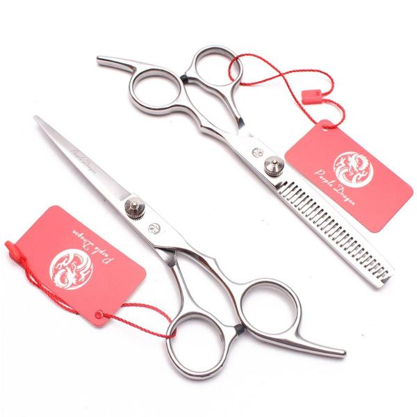 

hair scissors z1001 6" purple dragon stainless shiny barber shears cutting thinning salon hairdressing